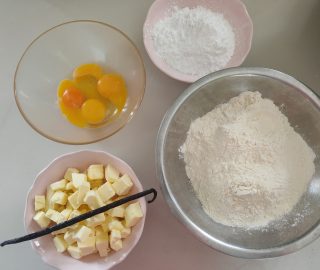 ingredienti per la pasta frolla