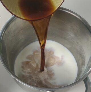 latte e marsala per crema allo zabaione