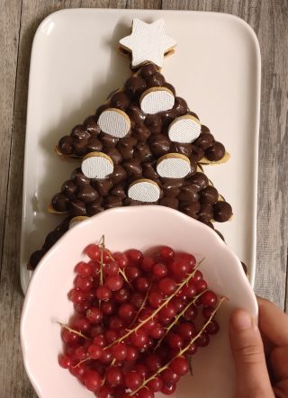 decorazione cream tart albero di Natale