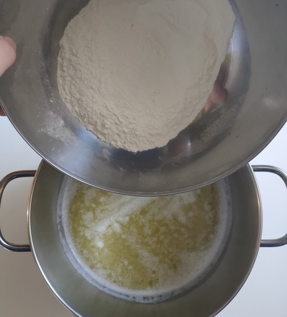 farina per la cottura pasta choux