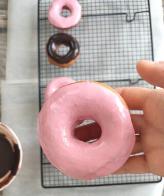donuts rosa