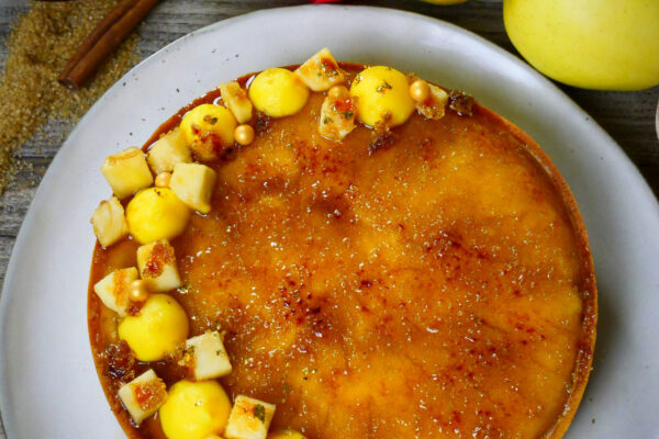 CROSTATA CREMA CATALANA ALLE MELE